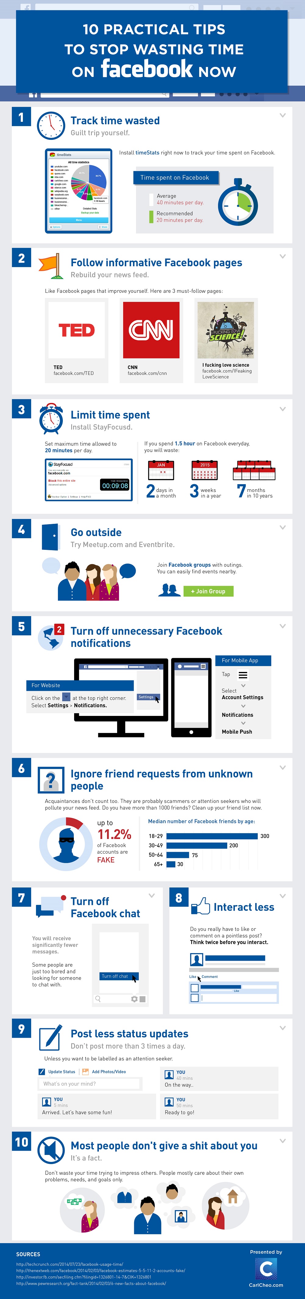 10 Practical Tips To Stop Wasting Time On Facebook Now