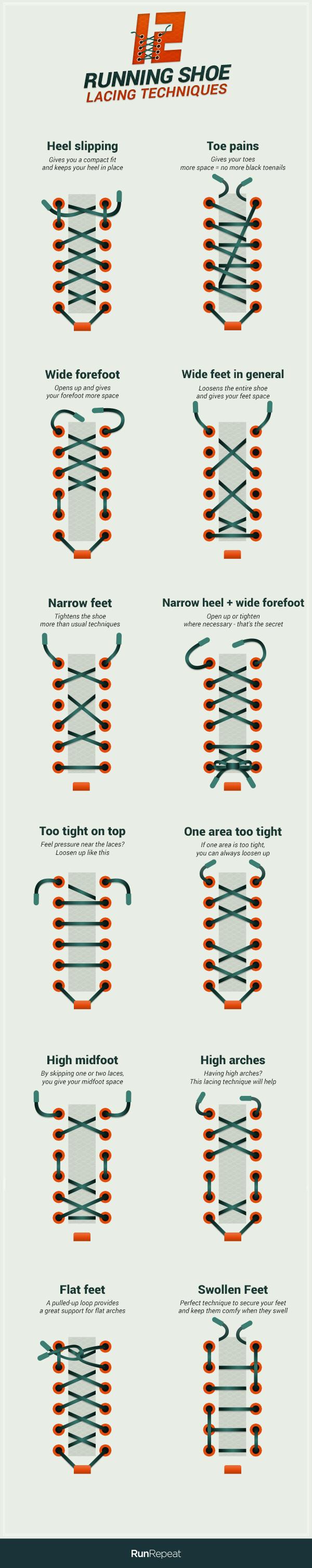 Top 12 Running Shoe Lacing Techniques 